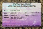 This is the medical marijuana card issued by the state of Colorado. The business is very regulated which is reassuring.